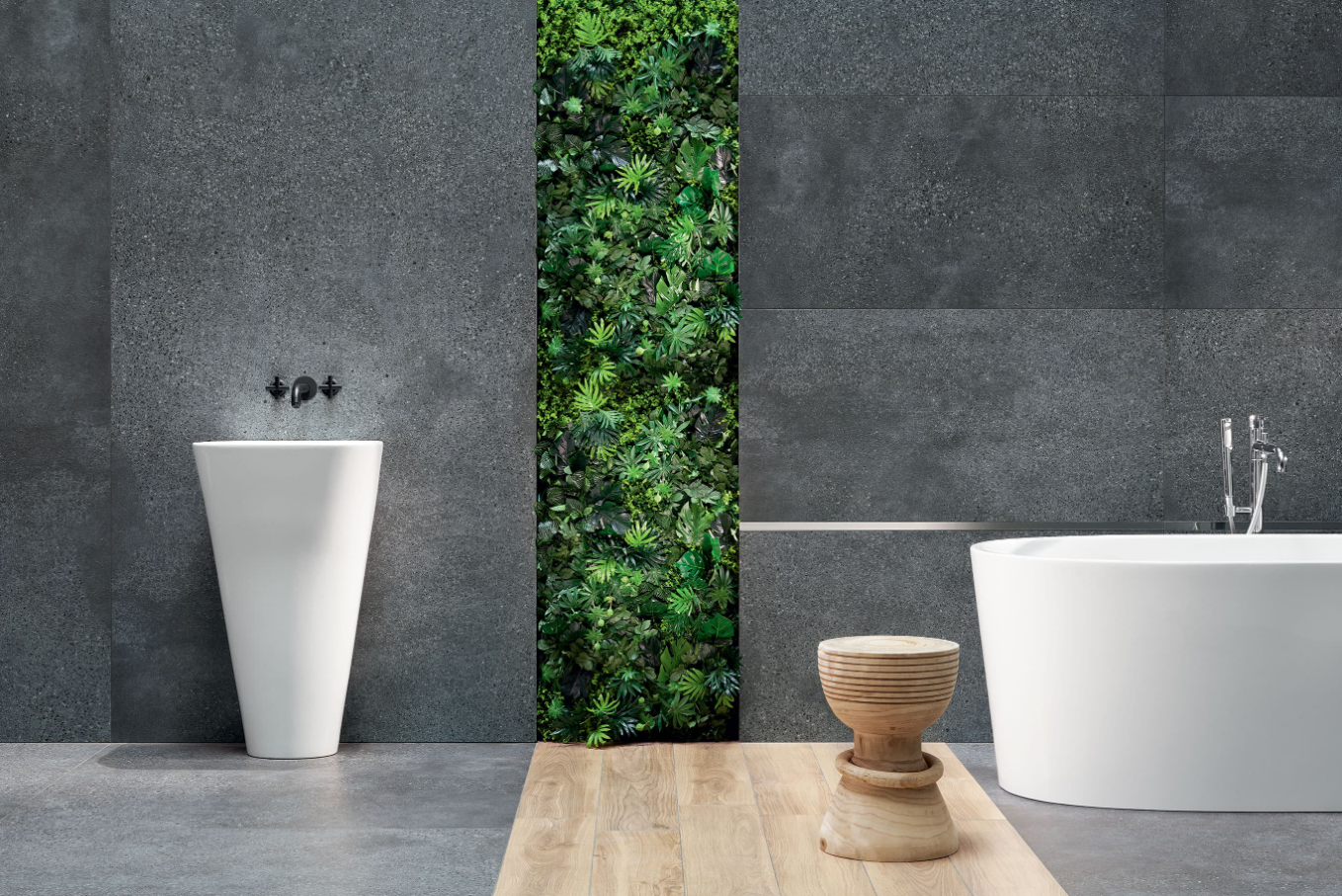 Gresie si faianta portelanata TERRAZZO GRAPHITE MAT 1198*598mm