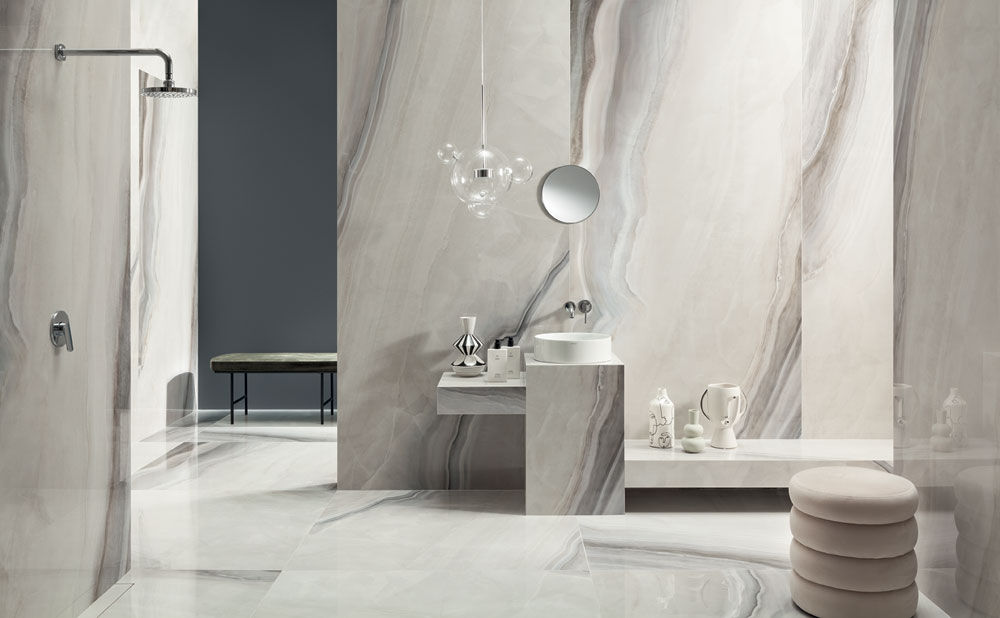 Gresie si faianta portelanata WHITE OPAL POL 1198*2398
