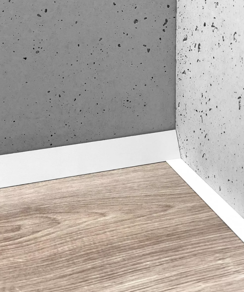Profilul de plinta AL16X5 White Alb RAL 9016