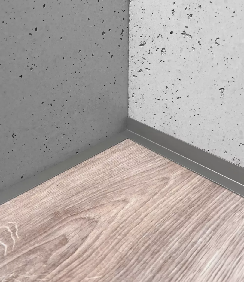 ПРОФИЛЬ MINILEISTE SL16X5mm 16Х25Х2000ММ TITANIUM МАТОВОЕ