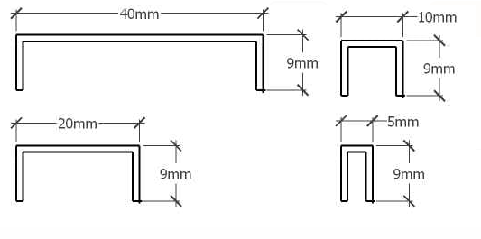 Profil Inox pentru gresie U-5-2440-GOLD-MI 0.5x240cm