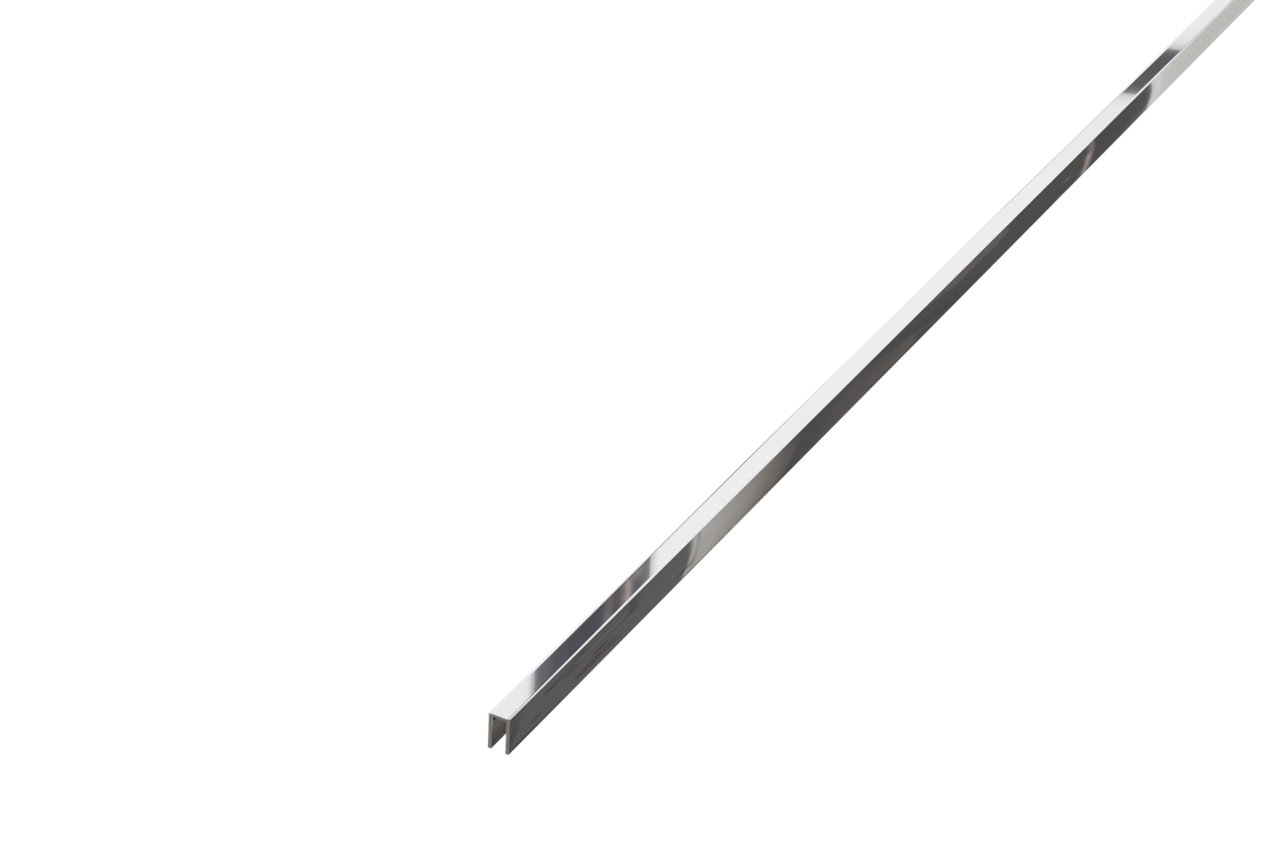 Profil Inox pentru gresie U-5-2440-SILVER-MI 0.5x240cm