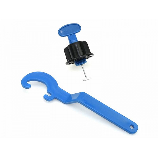 SVP Sistem de nivelare reutilizabil T-spin pentru placi de gresie, faianta si placi, rost 1.5-6mm, 50buc