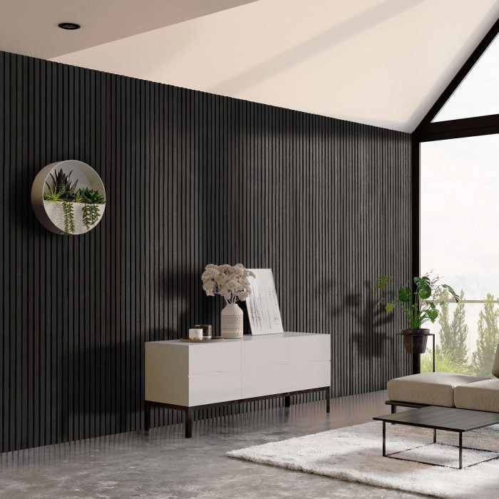 Деревянная акустическая панель Black Ash AKUPANEL
