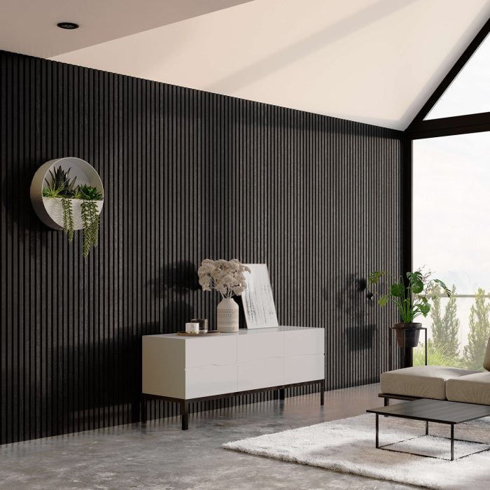 Деревянная акустическая панель Charcoal AKUPANEL