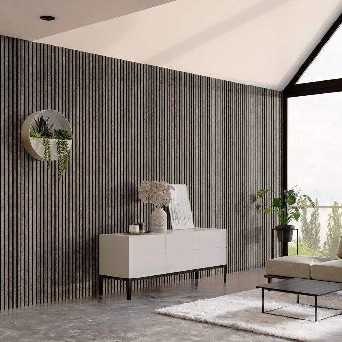 Деревянная акустическая панель Grey Oxide AKUPANEL