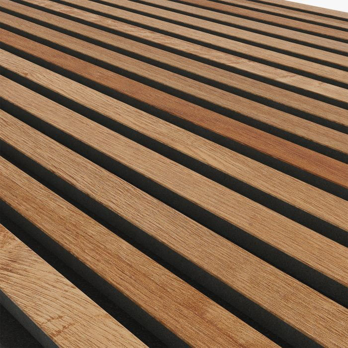 Деревянная акустическая панель Rustic Brown Oak AKUPANEL