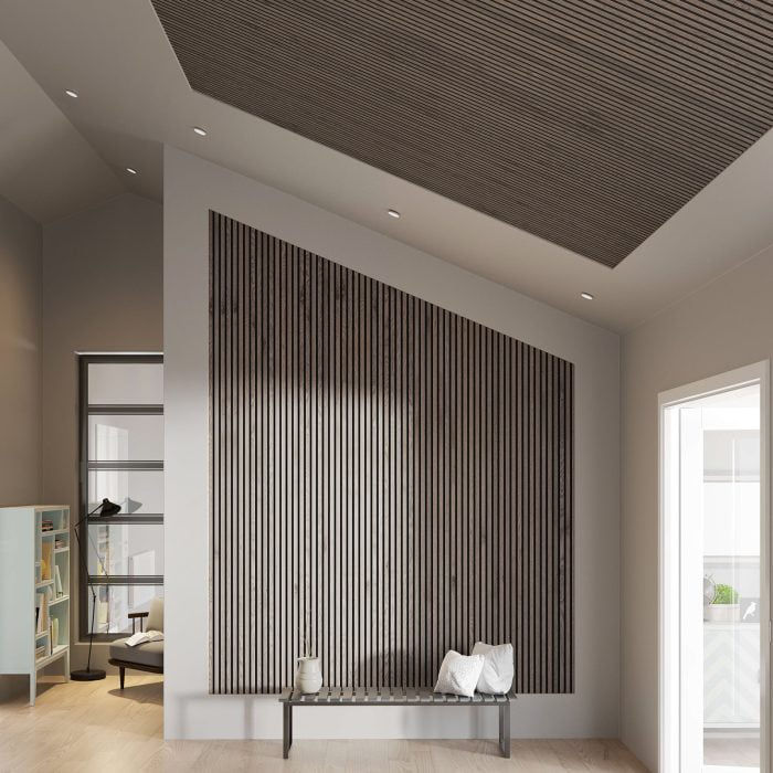 Riflaj din lemn Akupanel Rustic Grey Oak