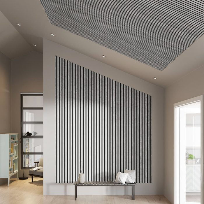 Riflaj din lemn Akupanel White Oxide