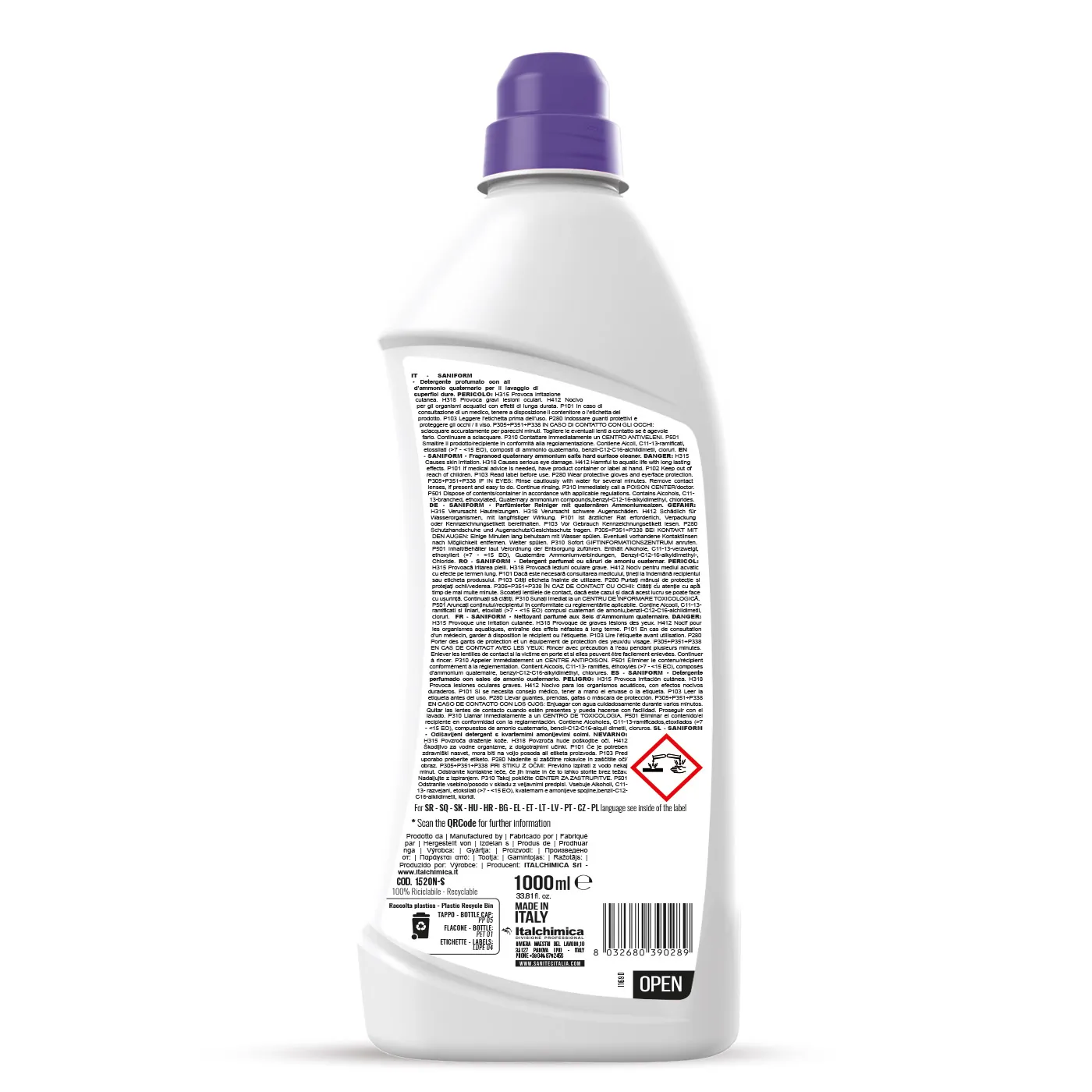 Saniform - Detergent cu efect antibacterian 1 L - 1520