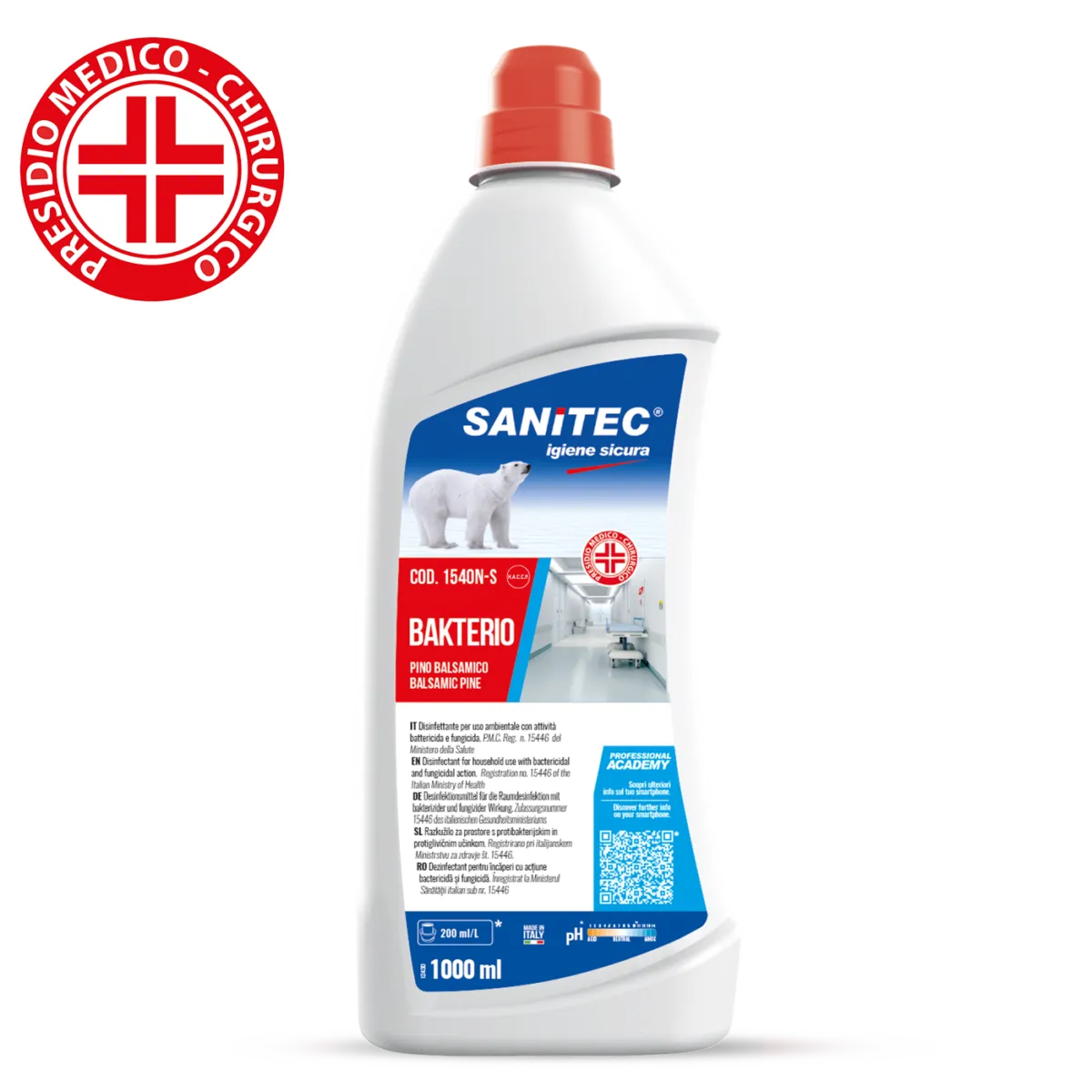 Bakterio - Detergent-dezinfectant 1000 ml - 1540