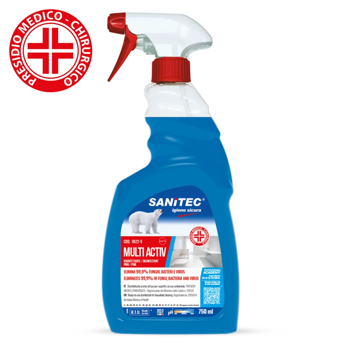 Multi Activ Bagno - Dezinfectant 750 ml - 1822