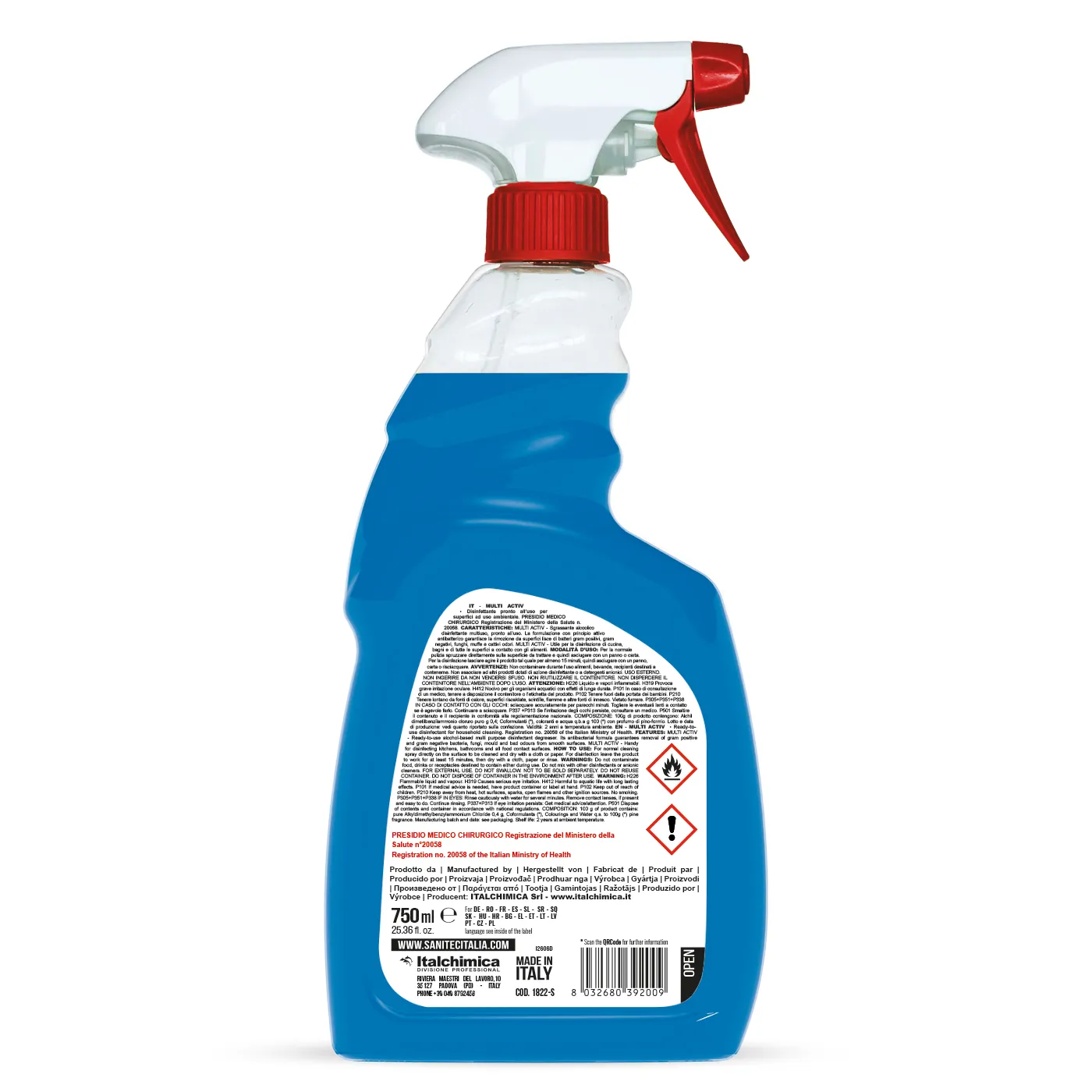 Multi Activ Bagno - Dezinfectant 750 ml - 1822