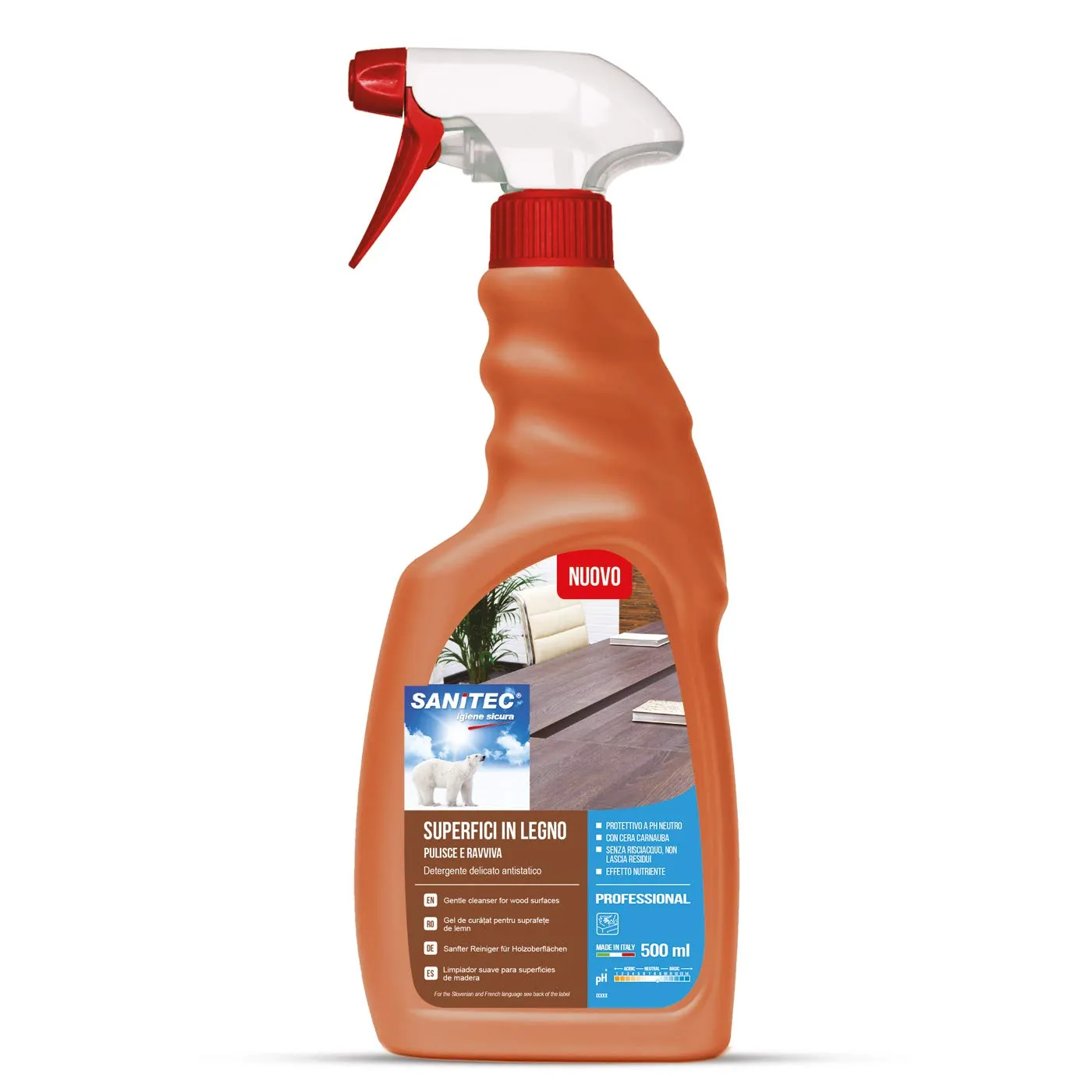 Specifico Legno - Detergent pentru suprafeţe din lemn 500 ml - 1834