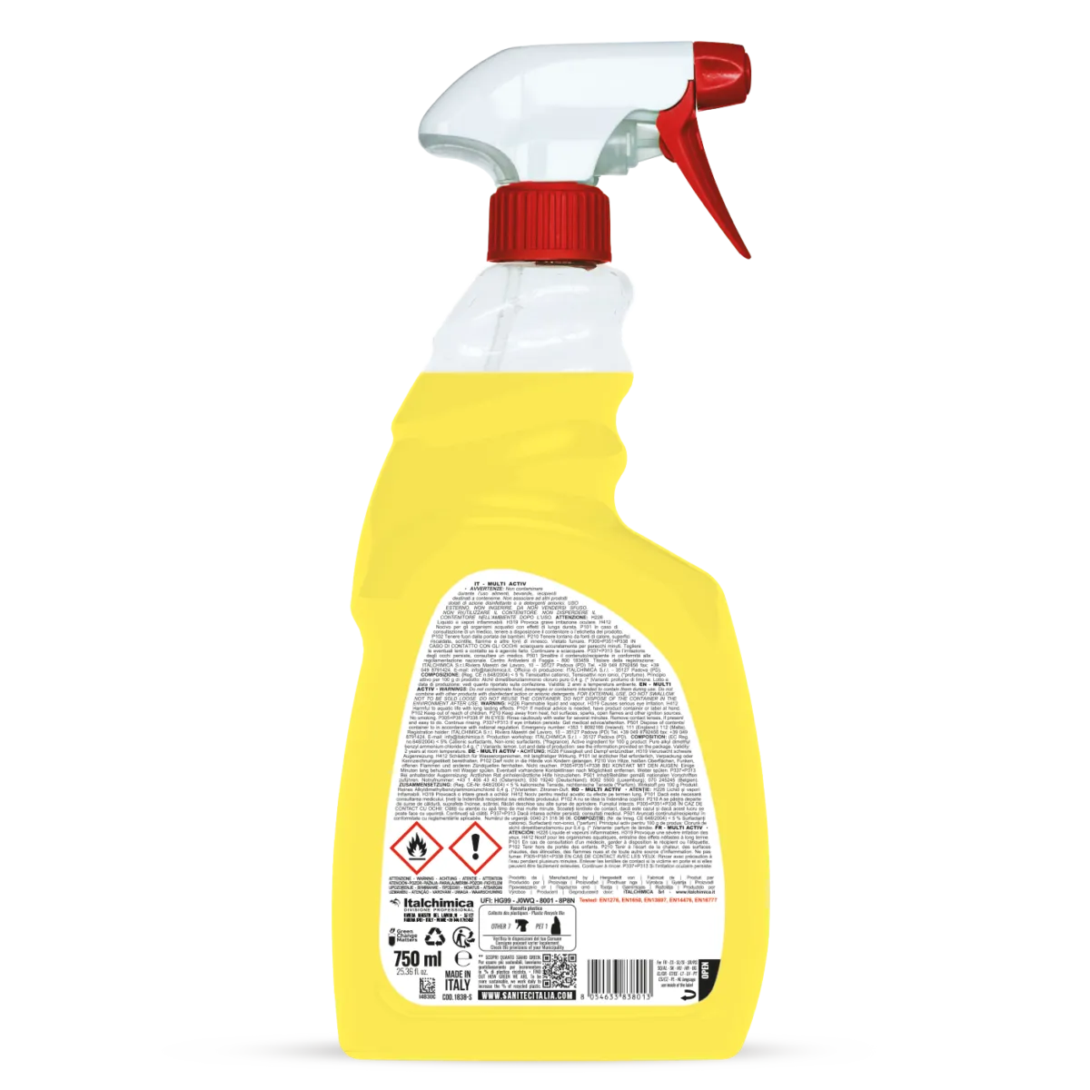 Multi Activ Limone - Detergent dezinfectant 750 ml - 1838
