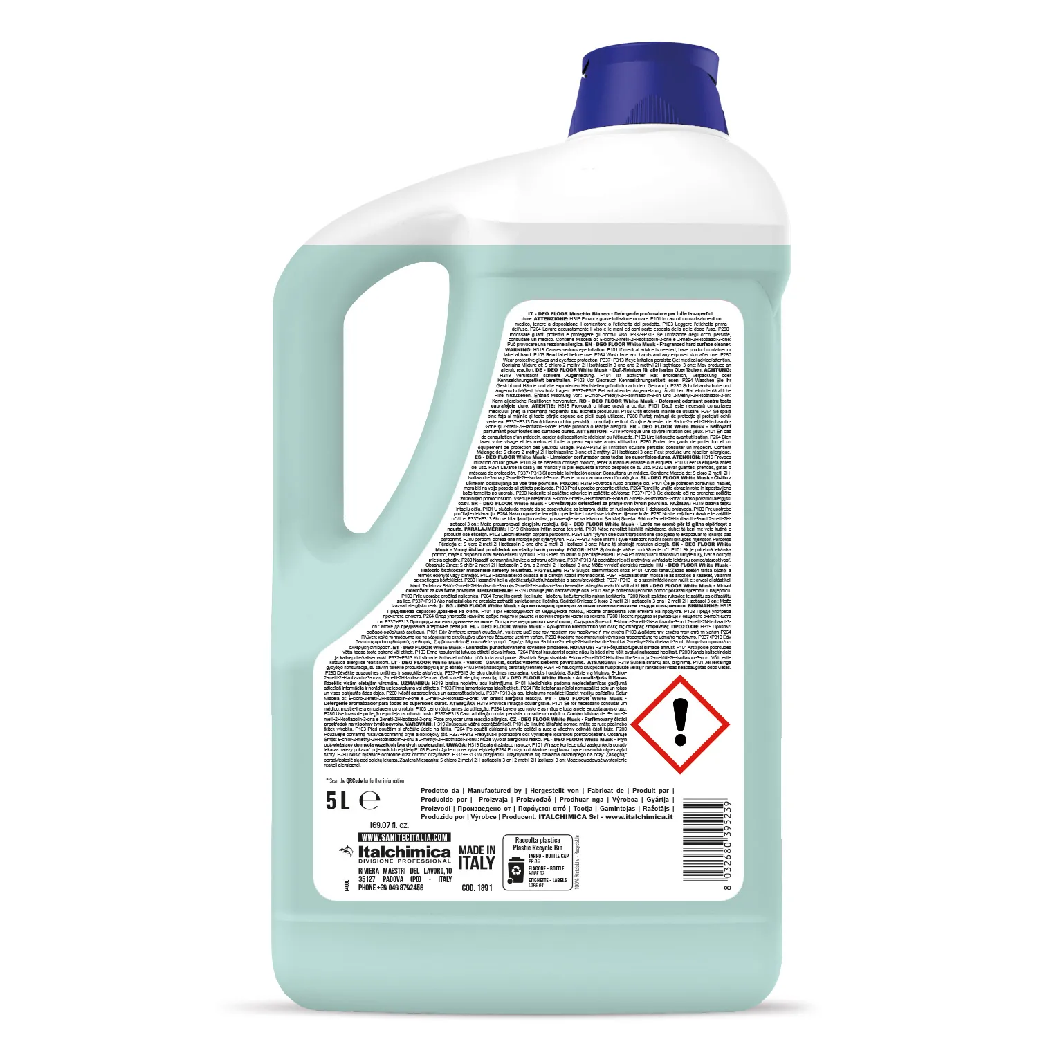 Deo Floor White Musk - Detergent pardoseli cu efect odorizant 5 L - 1891