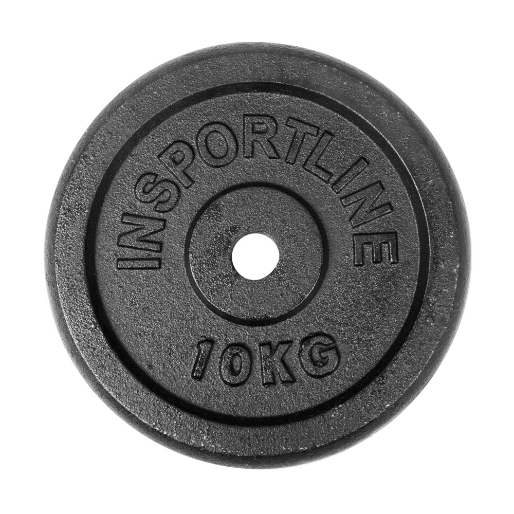 Диск из металла 10 кг, d=30 мм inSPORTline Castblack 745 (12097)