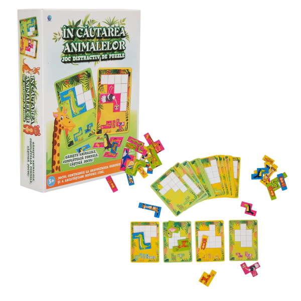 Joc-puzzle de masa "In cautarea animalelor" (RO) 3826 (12115)