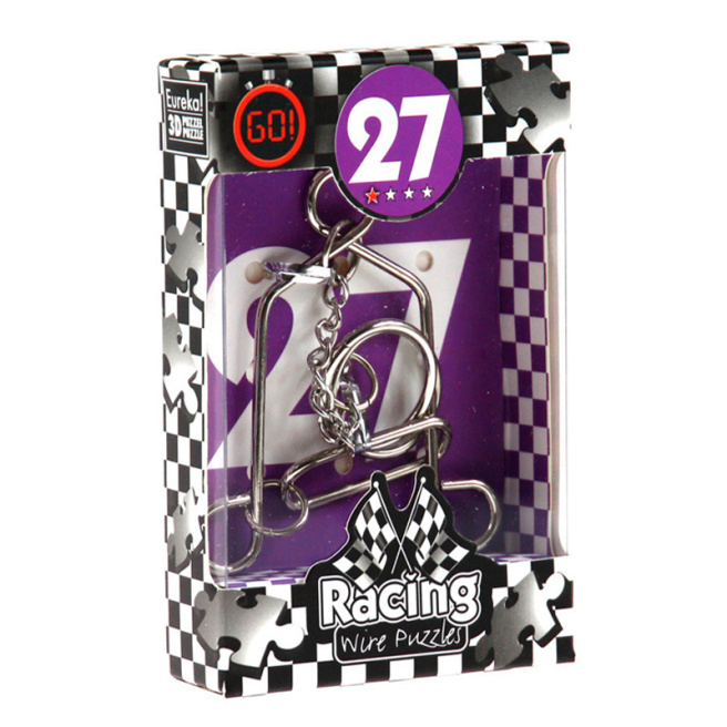 Головоломка металлическая Eureka Racing Wire Puzzle 61022/6 (12212)