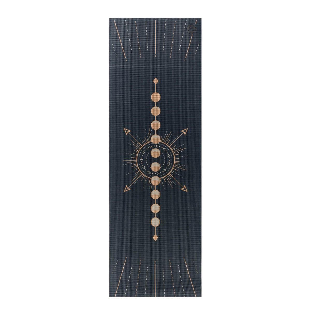 Saltea yoga 183x60x0.45 cm PVC Bodhi Lunalign Phases 896DBMO (12363)