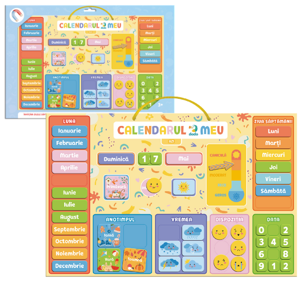 Calendar educativ magnetic (RO) 200295 (12698)