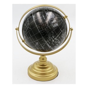 Glob metal negru picior auriu 246-255 (12743)