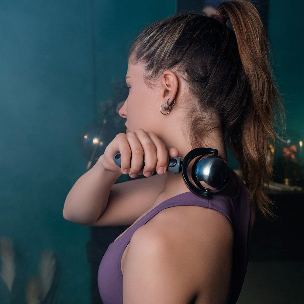 Accesoriu masaj bila cu maner inSPORTline Paipi 25098 (9176)