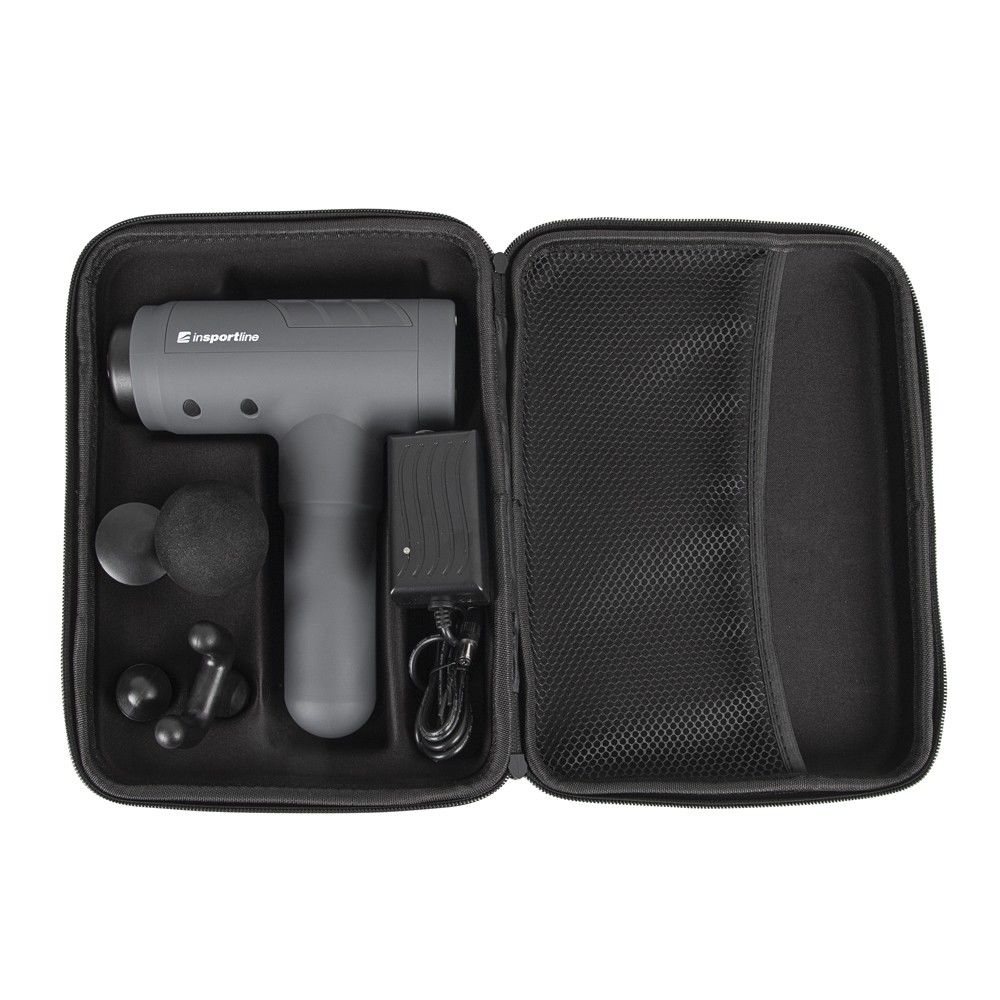 Aparat masaj / pistol masaj (4 capete, 20 viteze) inSPORTline Bitigo 21960 (4243)