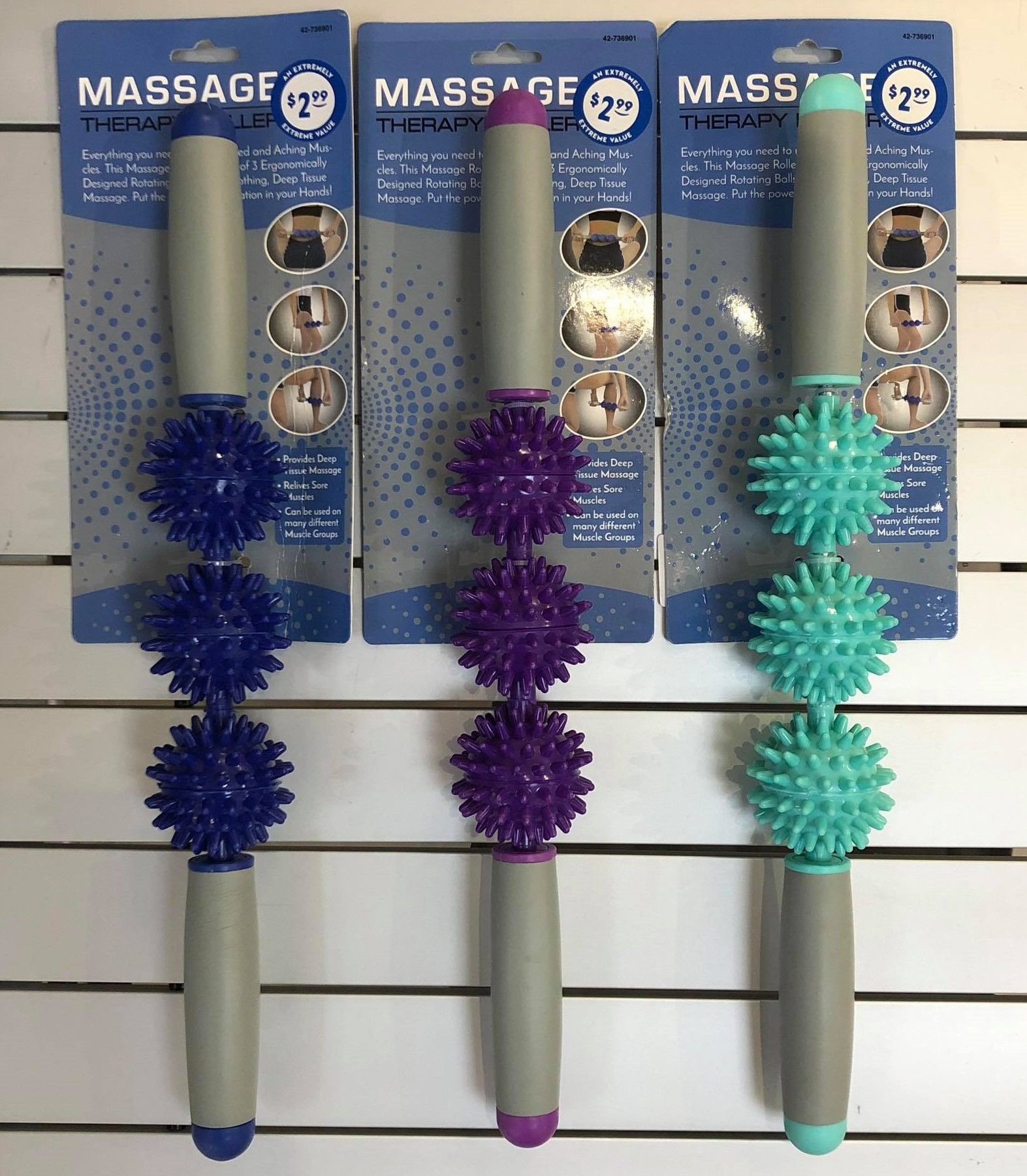 Bara masaj 41 cm (3 elemente) S136-10 (3236)