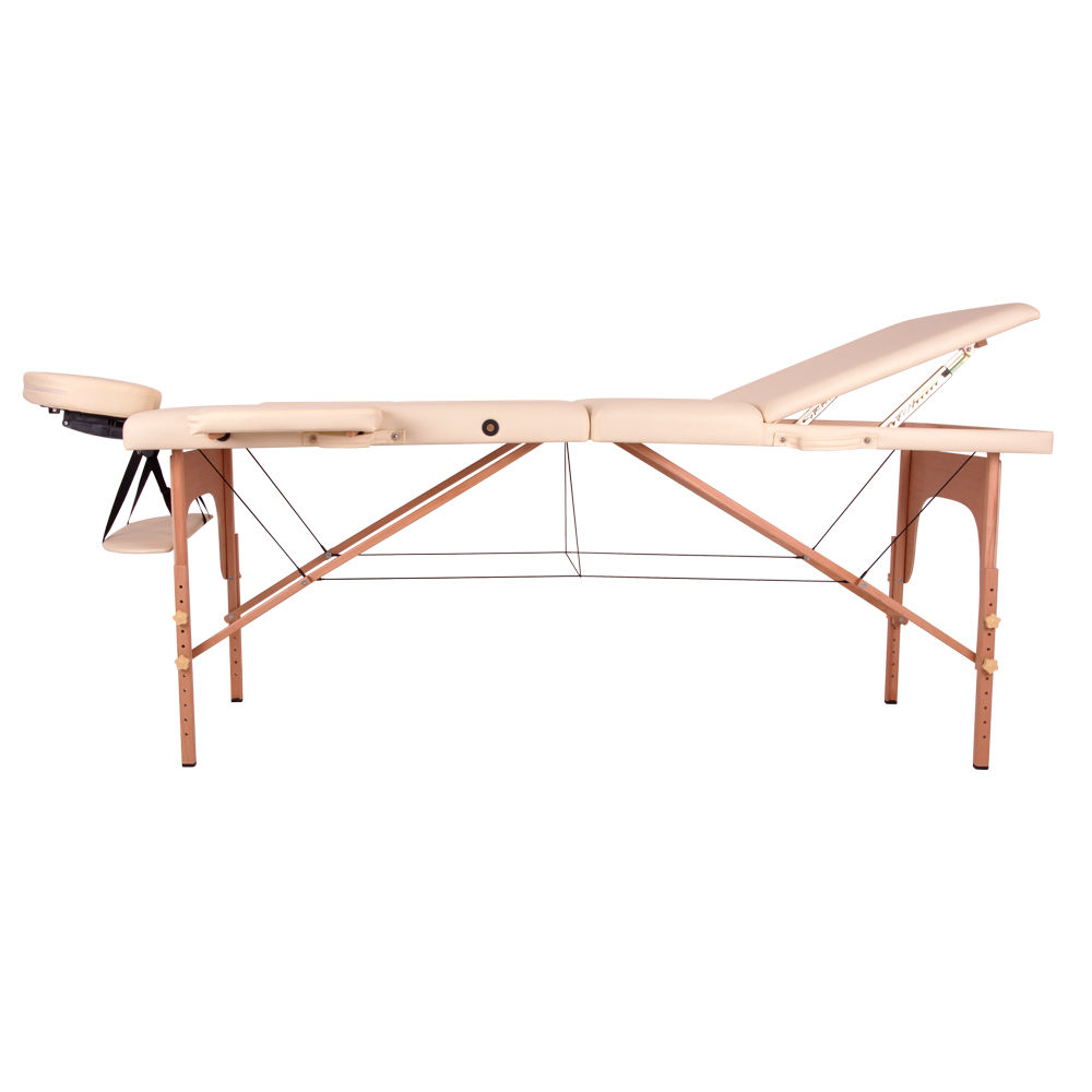 Masa pt masaj din lemn (max. 250 kg) inSPORTline Japane 9408 beige (775)