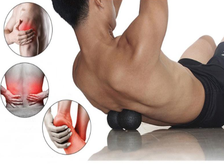 Minge masaj dublu 16х8 cm inSPORTline Duobol 17899 (694)