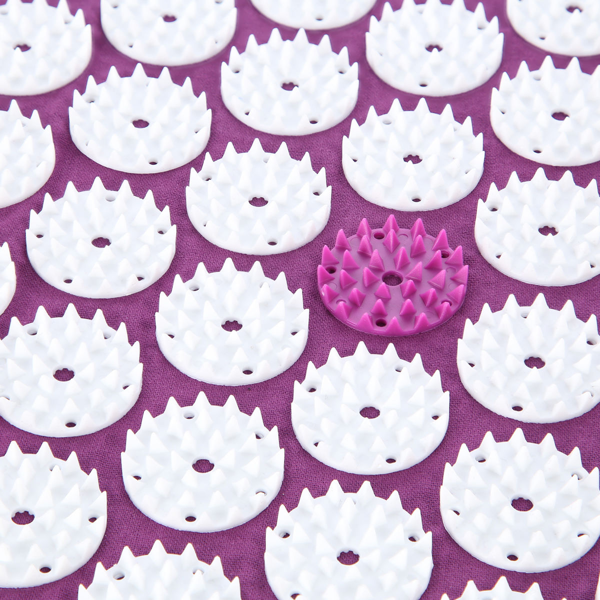 Saltea acupunctura 125x48 cm + perna HMS AKM04 17-44-307 lavender / white (4144)
