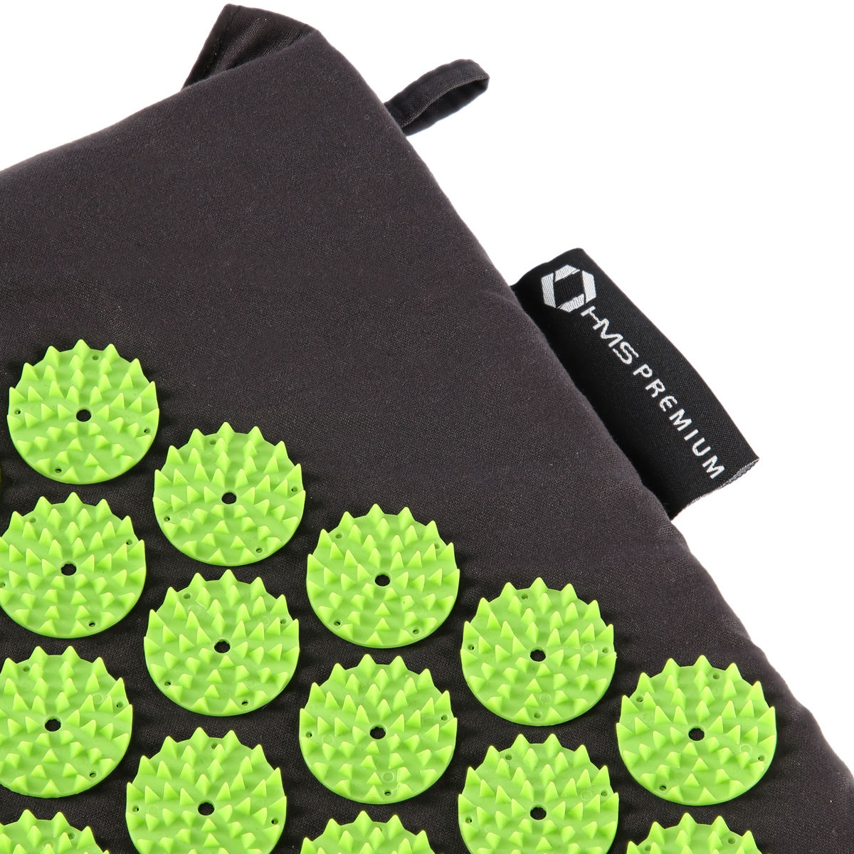 Saltea acupunctura 74x42 cm + perna HMS AKM03 17-44-303 black / green (4142)