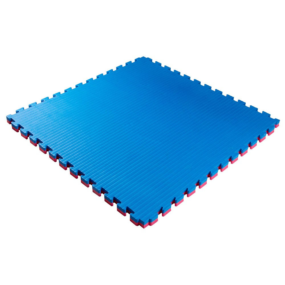 Tatami mat Eva Puzzle 1x1 m, 4 cm, 80 kg/m3 inSPORTline Malmeida 25287-2 red-blue (10248)
