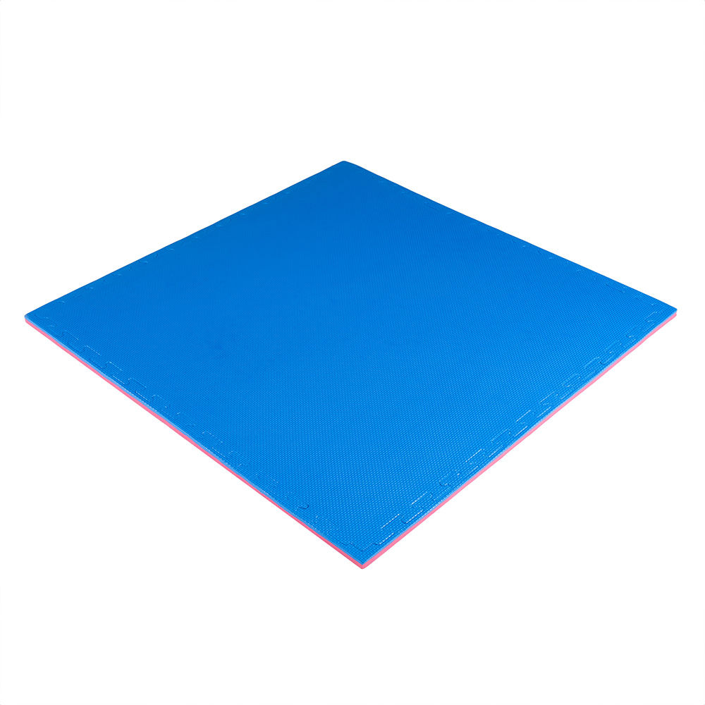 Tatami mat Eva Puzzle 1x1 m, 2 cm, 80 kg/m3 inSPORTline Sazegul 25874-2 red-blue (10247)