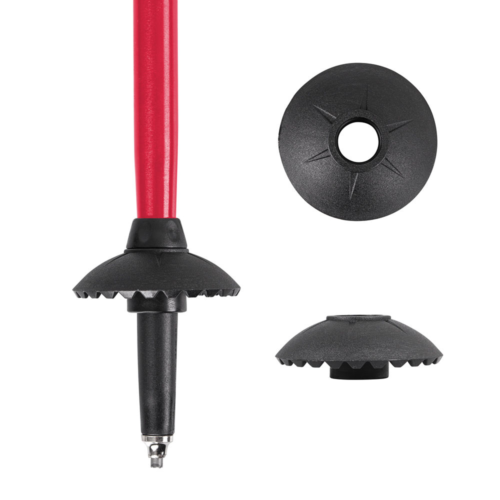 Baston trekking (1 buc.) 67-135 cm inSPORTline Altiplano 100 13151 red (2889)