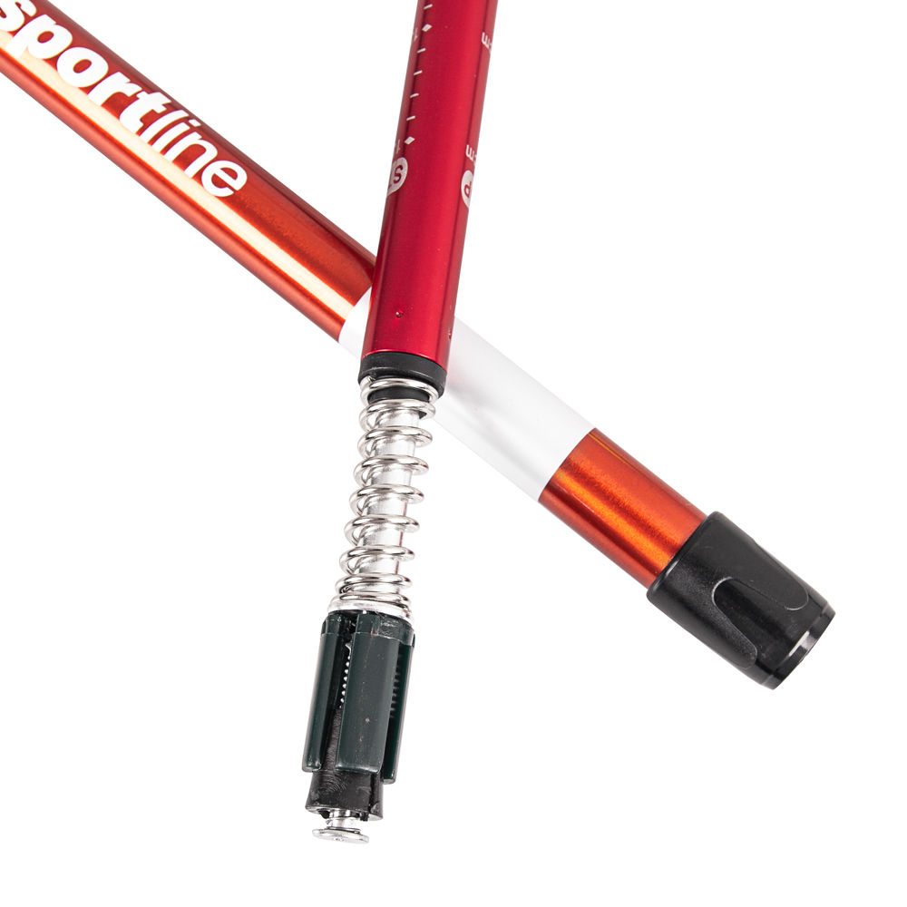 Baston trekking (1 buc.) 67-135 cm inSPORTline Altiplano 100 13151 red (2889)