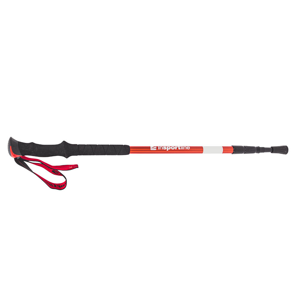 Baston trekking (1 buc.) 67-135 cm inSPORTline Altiplano 100 13151 red (2889)