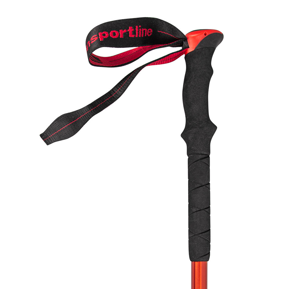 Baston trekking (1 buc.) 67-135 cm inSPORTline Altiplano 100 13151 red (2889)