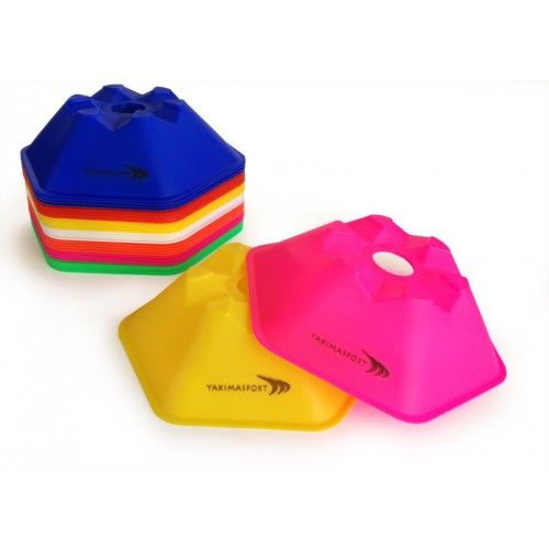 Jetoane de marcare sub bara (10 buc.) Yakimasport Hexagon 100277 (5059)