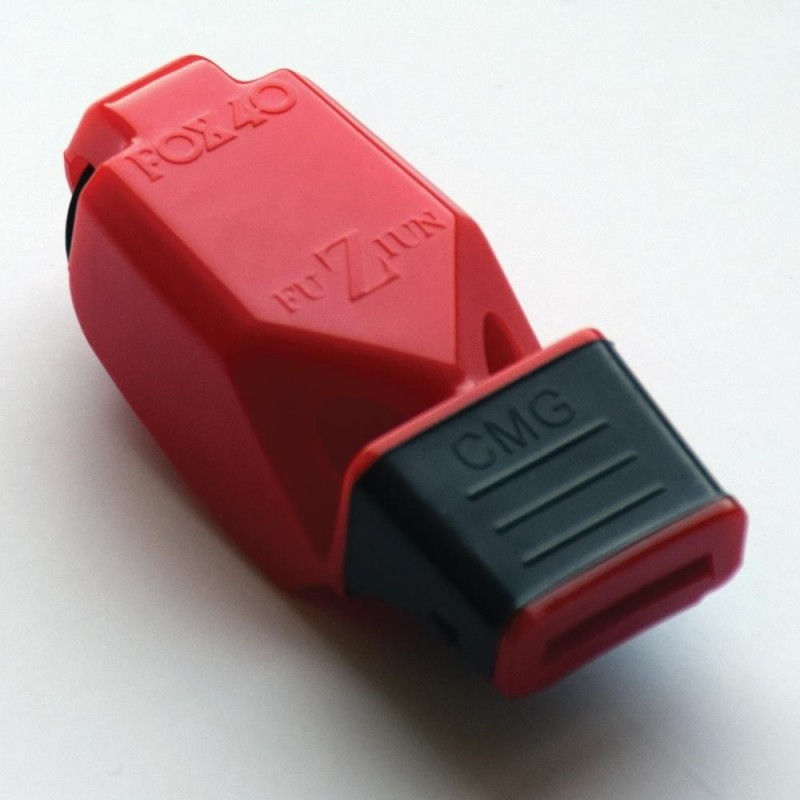 Fluier cu fir (118 dB) Fox40 Fuziun CMG Red 8603-0108 (10019)