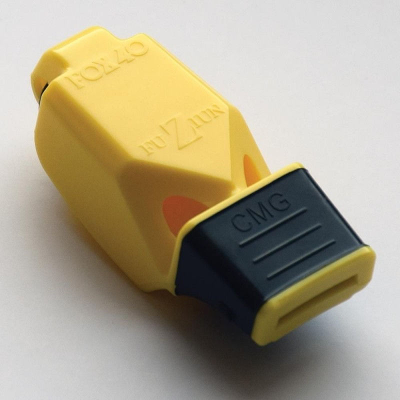 Fluier cu fir (118 dB) Fox40 Fuziun CMG Yellow 8603-0208 (10018)