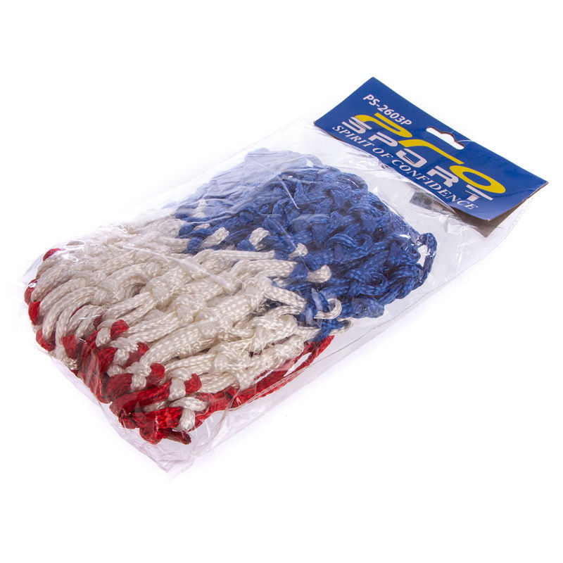 Plasa baschet (2 buc.) 45x40 cm PS-2603P white-red-blue (8979)