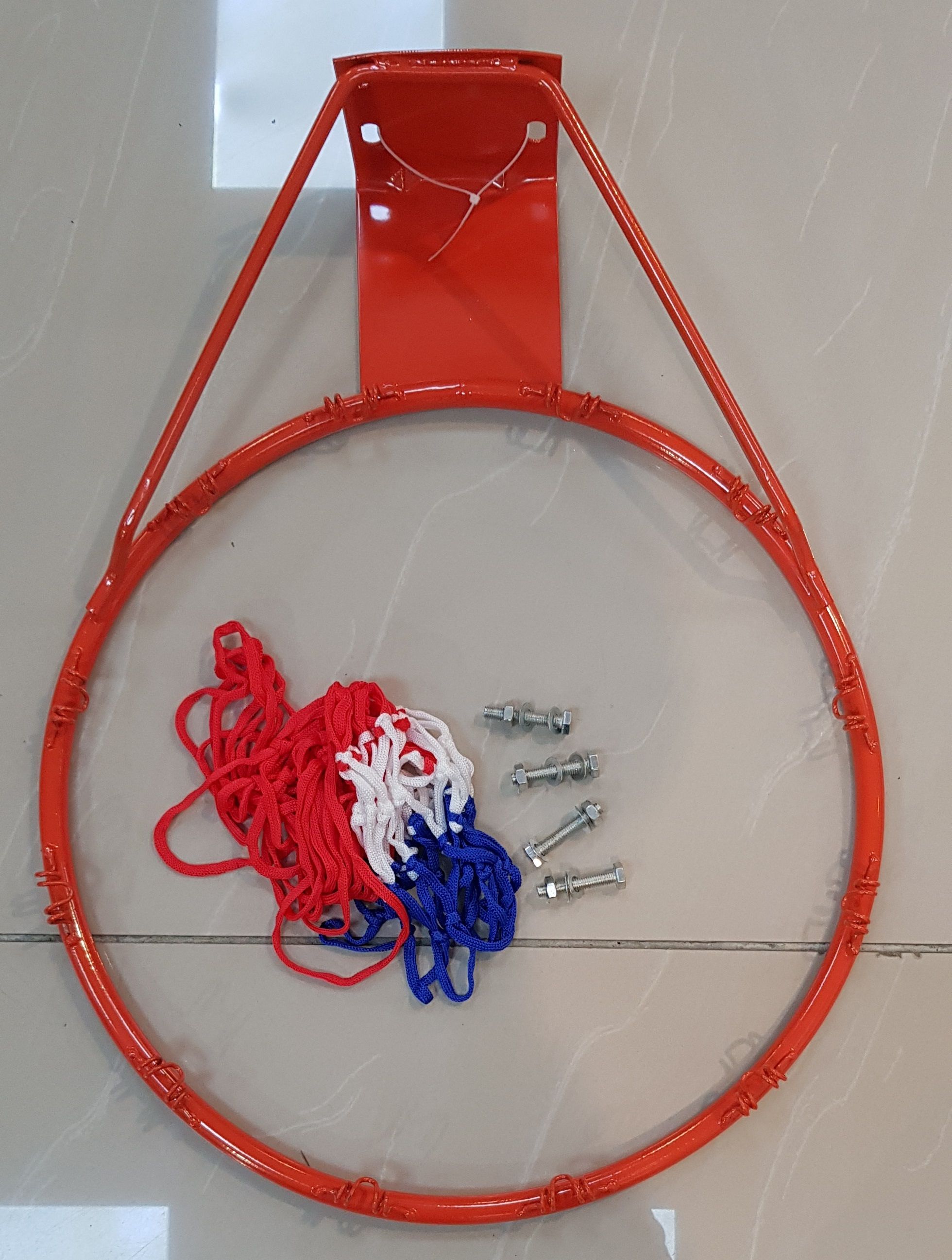 Inel pentru baschet cu plasa si fixari d=48 cm Spartan S1107 (1202)