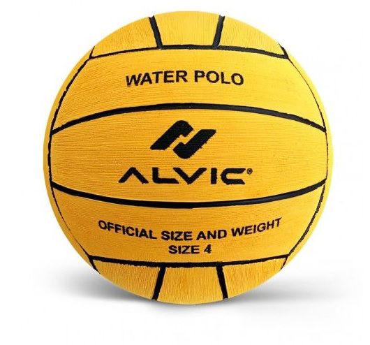 Мяч водного поло №4 Alvic yellow (512)