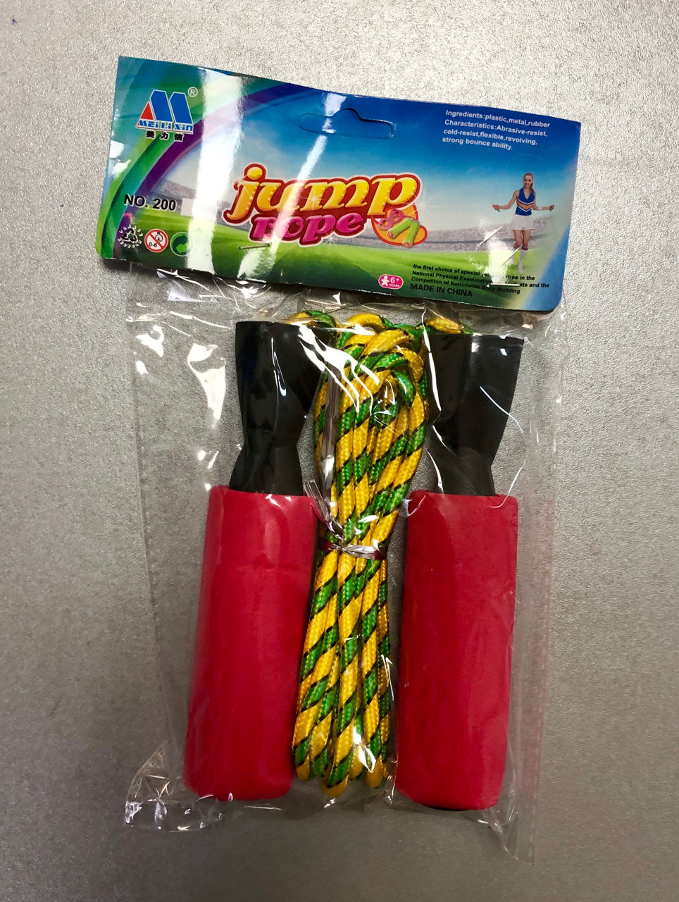 Coarda fitness bumbac 2.3 m Jump Rope 104-9 (2594)
