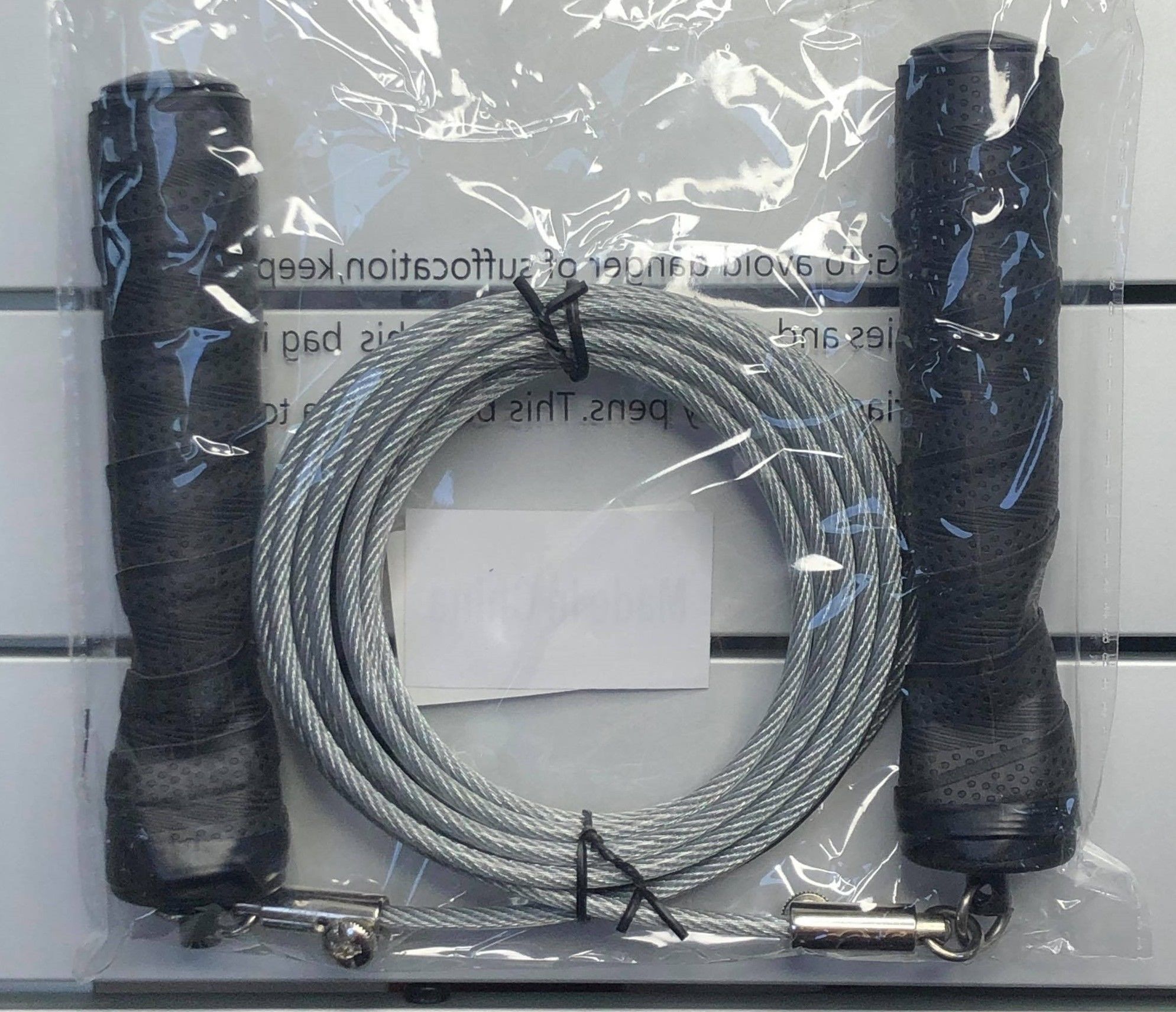 Coarda fitness cu cablu din metal 2.8 m (4326)