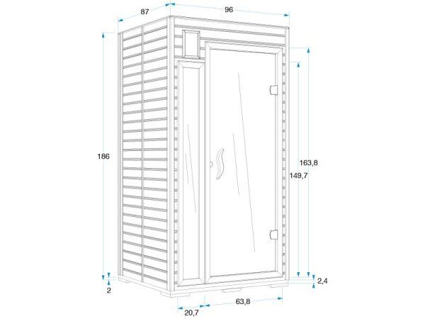 Sauna cu infrarosu "Mariana 2" 3EXX0506