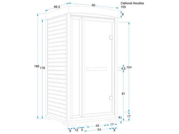 Sauna cu infrarosu "Ruby" 3EXX0514 (4570)