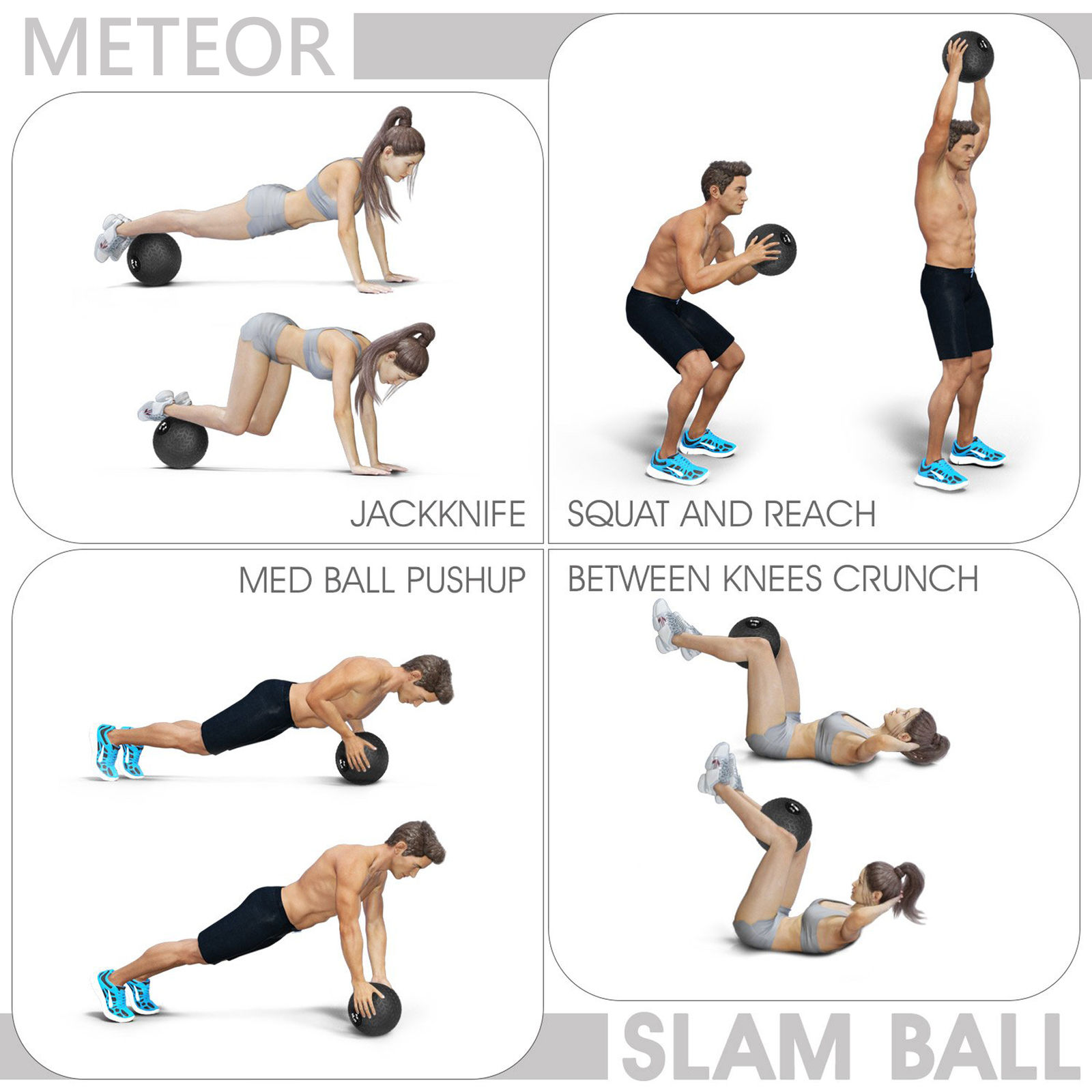 Minge medicinala 3 kg inSPORTline Slam Ball 13477 (3011)